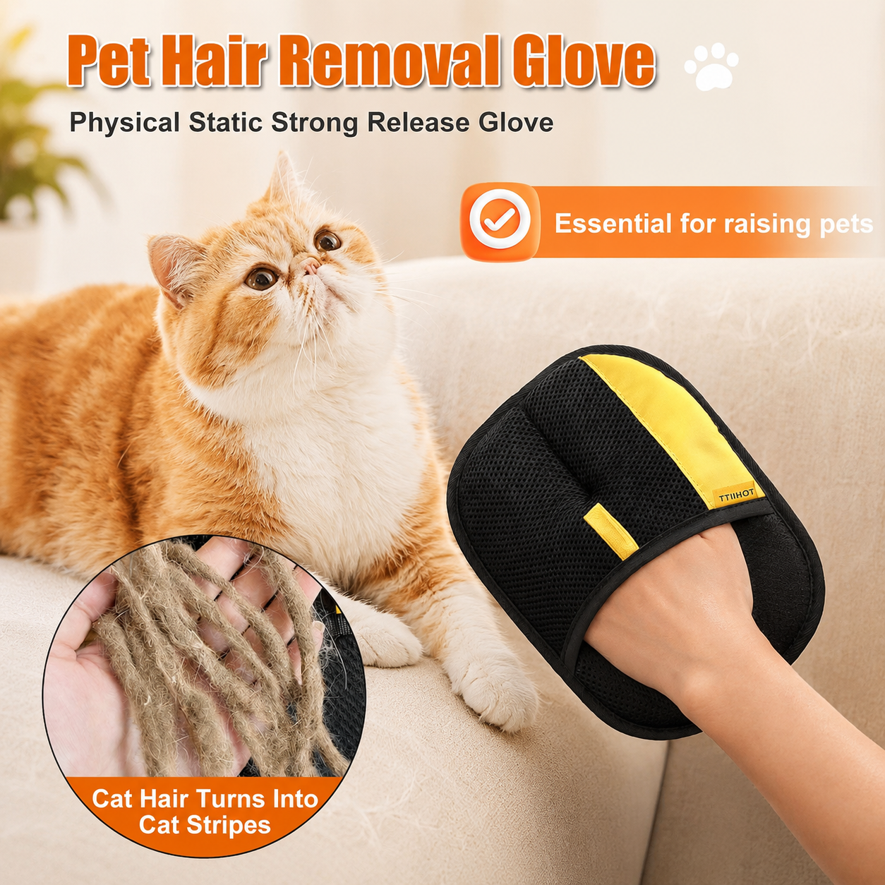 TKS NOVA™ Pet Hair Remover Glove